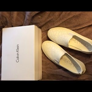 Calvin Klein slip on shoes